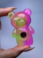 Load image into Gallery viewer, Teddy Nail Stand (yellow/pink)
