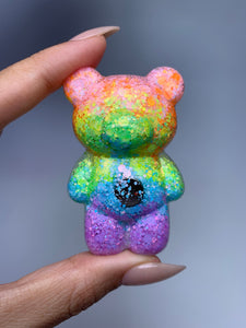 Teddy Nail Stand (rainbow pastel)